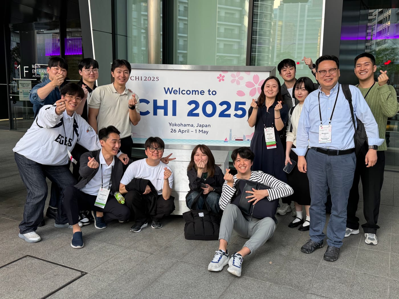 HCC Lab members at CHI 2025 in Yokohama